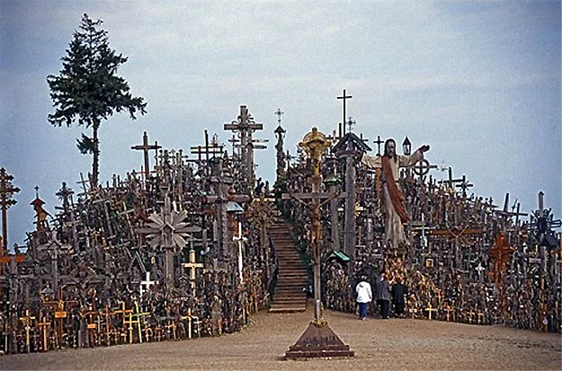 Holy Hill of crosses